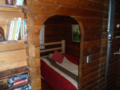 Our Cabin Bedroom.